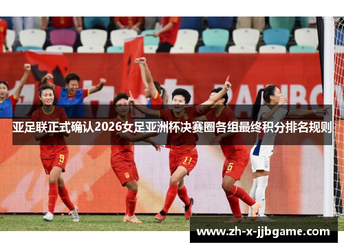 亚足联正式确认2026女足亚洲杯决赛圈各组最终积分排名规则